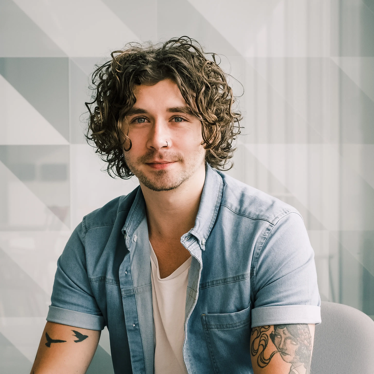 man, portrait, model, pose, photo